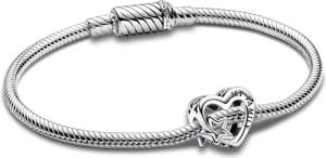 Pandora 68109 Damen-Armband mit Charm Silber Familie Herz & Stern Geschenkset