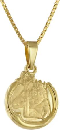 trendor 41088-2 Wassermann Sternzeichen Gold 333/8K mit goldplattierter Kette