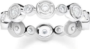 Thomas Sabo TR2256-051-14 Damenring Silber Kreise mit Weißen Steinen