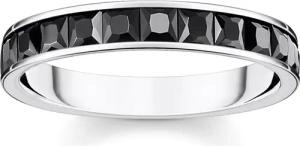 Thomas Sabo TR2358-643-11 Damen-Bandring Schwarze Steine
