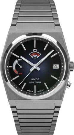Ruhla 4640M3 Herrenuhr Space Control Solar Dunkelblau