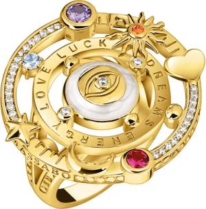 Thomas Sabo TR2445-565-7 Damenring im Kosmischen Design Goldfarben