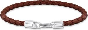 Thomas Sabo A2147-682-2 Unisex Lederarmband Braun Silber