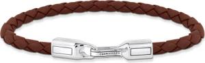 Thomas Sabo A2149-682-2 Unisex Lederarmband Braun Silber