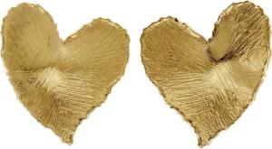 Victoria Cruz A4804-DT Damen-Ohrstecker New York Goldfarben Herz