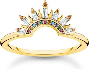 Thomas Sabo TR2456-488-7 Damenring mit Sonnenstrahlen Goldfarben