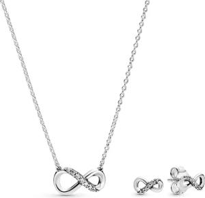 Pandora 68323 Damen Schmuck-Set Funkelnde Unendlichkeit Silber