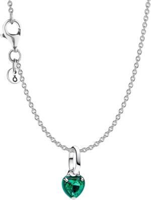 Pandora 68568 Damen-Kette Silber Grünes Chakra-Herz Set