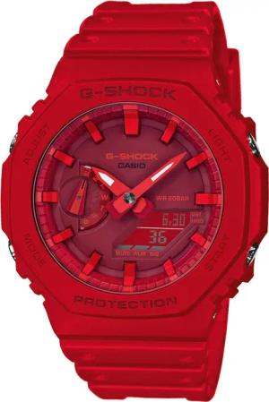 Casio GA-2100-4AER G-Shock Ana-Digi Herrenuhr Rot