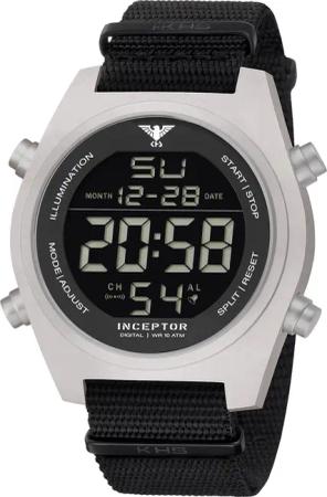 KHS INCSD.NB Herren-Armbanduhr Inceptor Steel Digital