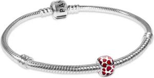 Pandora 28129 Armband Starter-Set Rote Herzen Silber