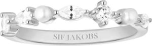 Sif Jakobs Jewellery SJ-R12260-PCZ Damenring Adria Piccolo Silber mit Perlen