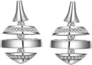 IUN Silver Couture ES00617A1-WW Ohrringe New Wave Silber 925 Zirkonia