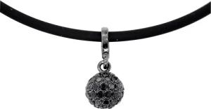 trendor 65182 Petite Noire Halskette mit schwarzen Zirkonias