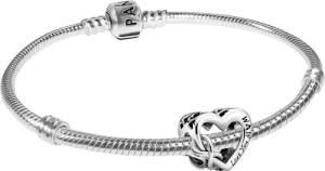 Pandora 39496 Damen-Armband Love You Mum Unendlichkeits-Herz