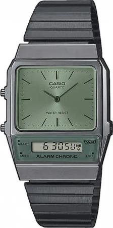 Casio AQ-800ECGG-3AEF Edgy Armbanduhr AnaDigi Anthrazit/Grün