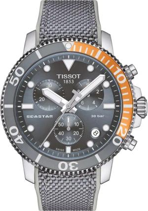 Tissot T120.417.17.081.01 Herrenuhr Chronograph Seastar 1000 Grau