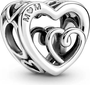 Pandora 790800C00 Silber Charm Verschlungene Unendliche Herzen