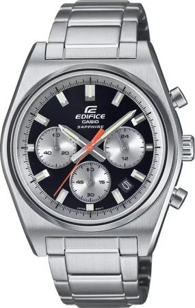 Casio EFB-730D-1AVUEF Edifice Herrenuhr Chronograph Stahl/Schwarz