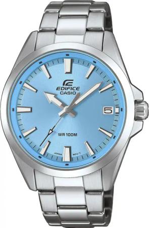 Casio EFV-100D-2BVUEF Edifice Herrenuhr Stahl/Hellblau
