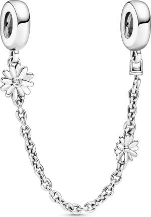Pandora 798764C01 Silber Sicherheitskette Charm Gänseblümchen