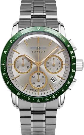 Zeppelin 8878MB-5 Herrenuhr New York Chronograph Stahl/Bicolor