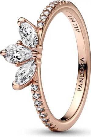 Pandora 182392C01 Ring für Damen Funkelndes Herbarium Roségoldfarben