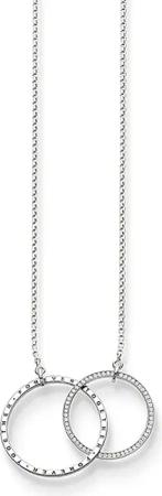 Thomas Sabo KE1490-051-14 Damen-Halskette Together Forever XL Silber