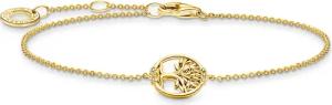 Thomas Sabo A2041-414-14-L19v Damenarmband Lebensbaum Vergoldet