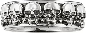Thomas Sabo TR1878-001-12 Silber-Ring Totenköpfe