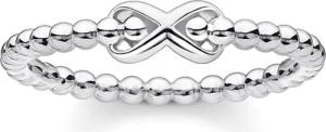 Thomas Sabo TR2320-001-21 Silber-Ring für Damen Kugeln mit Unendlichkeitszeichen