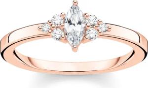 Thomas Sabo TR2325-416-14 Damenring Vintage roségoldfarben weiße Steine