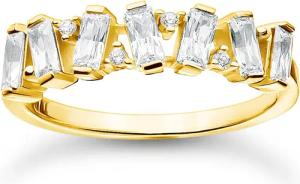 Thomas Sabo TR2346-414-14 Goldfarbener Ring für Damen Weiße Steine