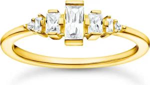 Thomas Sabo TR2347-414-14 Damen-Ring Vintage Goldfarben Weiße Steine