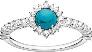 Thomas Sabo TR2344-405-17 Damenring Türkisfarbener Stein