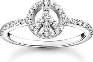 Thomas Sabo TR2373-051-14 Damenring Peace Silber
