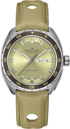 Hamilton H35445860 Automatik Herrenuhr Pan Europ Day Date Beige 2 Bänder