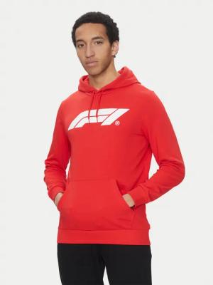 Puma Sweatshirt F1 Ess Logo 625853 Rot Regular Fit