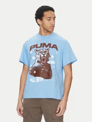 Puma T-Shirt All Bite 630466 Blau Regular Fit