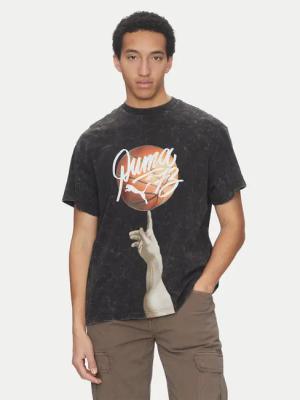 Puma T-Shirt Dylan Exhibit 630475 Schwarz Regular Fit