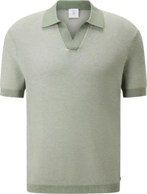 BOGNER Strick-Polo-Shirt Lyon für Herren - Eukalyptus - 3XL