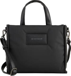 TOM TAILOR Damen TTPATTI S Shopper mit Wattierung, schwarz, Uni, Gr. ONESIZE