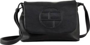 TOM TAILOR Damen TTROSABEL M Umhängetasche mit Umschlag und Logo-Prägung, schwarz, Uni, Gr. ONESIZE