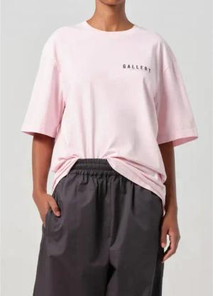 Agolde - Agolde x RSVP Rosa T-Shirt mit Rückenprint - Größe M - multi