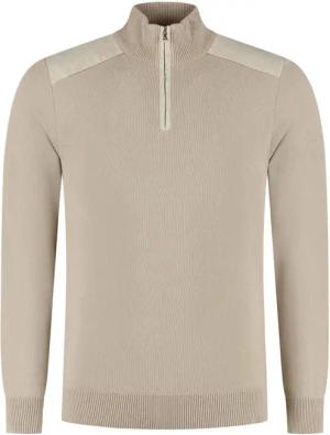 Paul & Shark - Cotton Zipped Sweater - Größe S - beige
