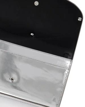 Diesel Crossbody Bags - Dames Wallet Strap Zilver - Gr. unisize - in Gunmetal - für Damen