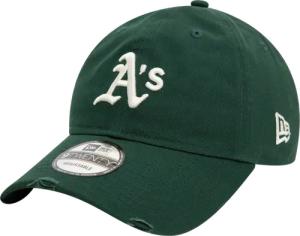 New Era Distressed 9twenty Curved Cap Grün