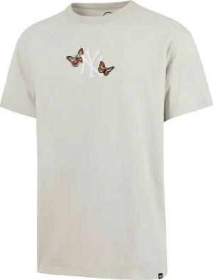'47 Brand New York Yankees New York Yankees Icon 47 Drop Shoulder T-shirt Beige