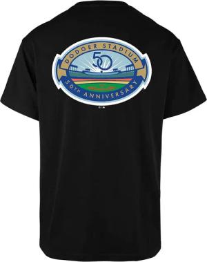 '47 Brand Los Angeles Dodgers Backer 47 Echo T-shirt Schwarz