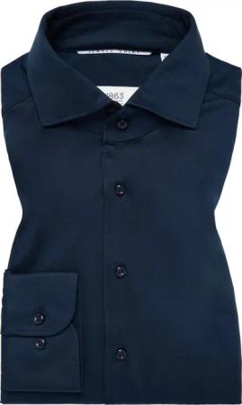 SLIM FIT Hemd in navy unifarben
